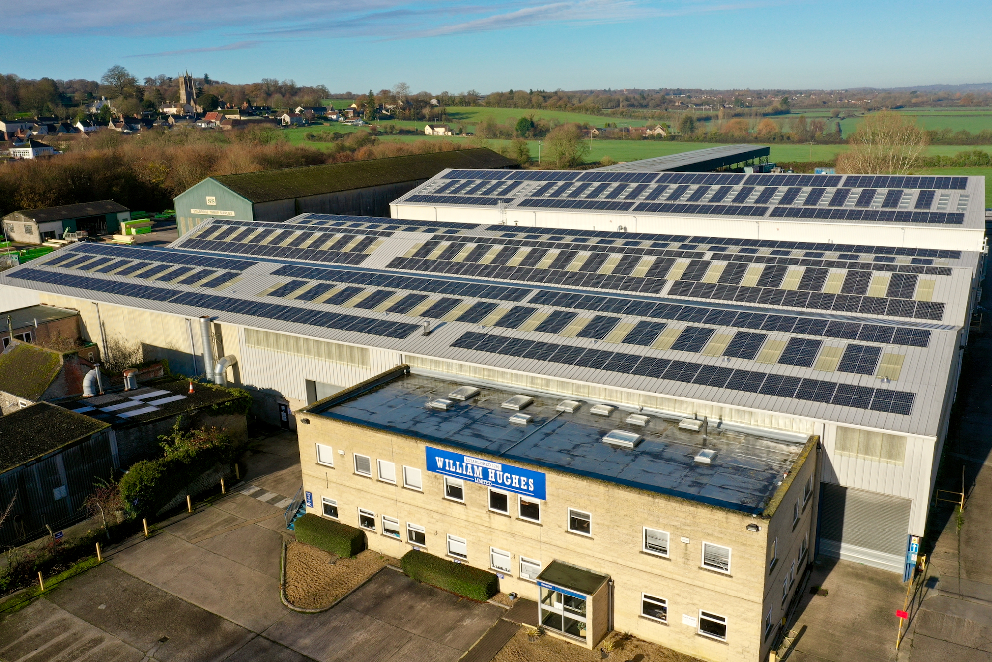 CleanEarth solar PV installation for William Hughes Group