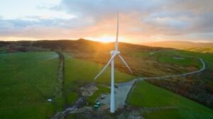 Nant Bach wind turbine, north Wales