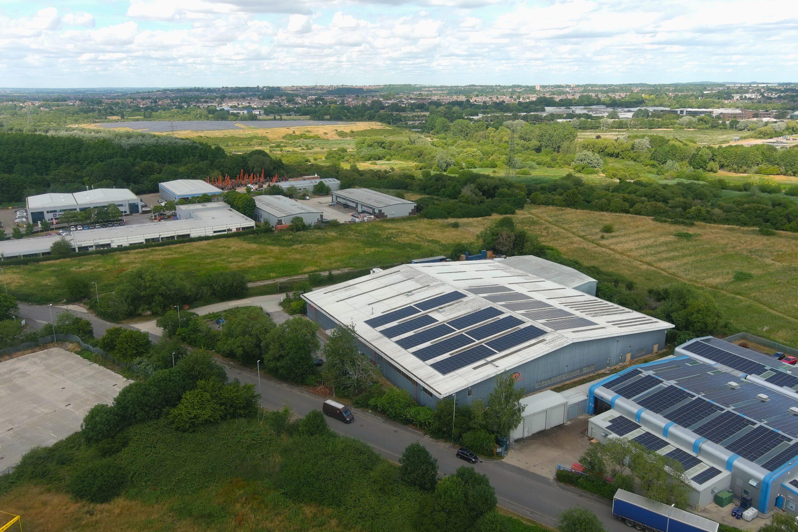 N&B Foods with solar panels