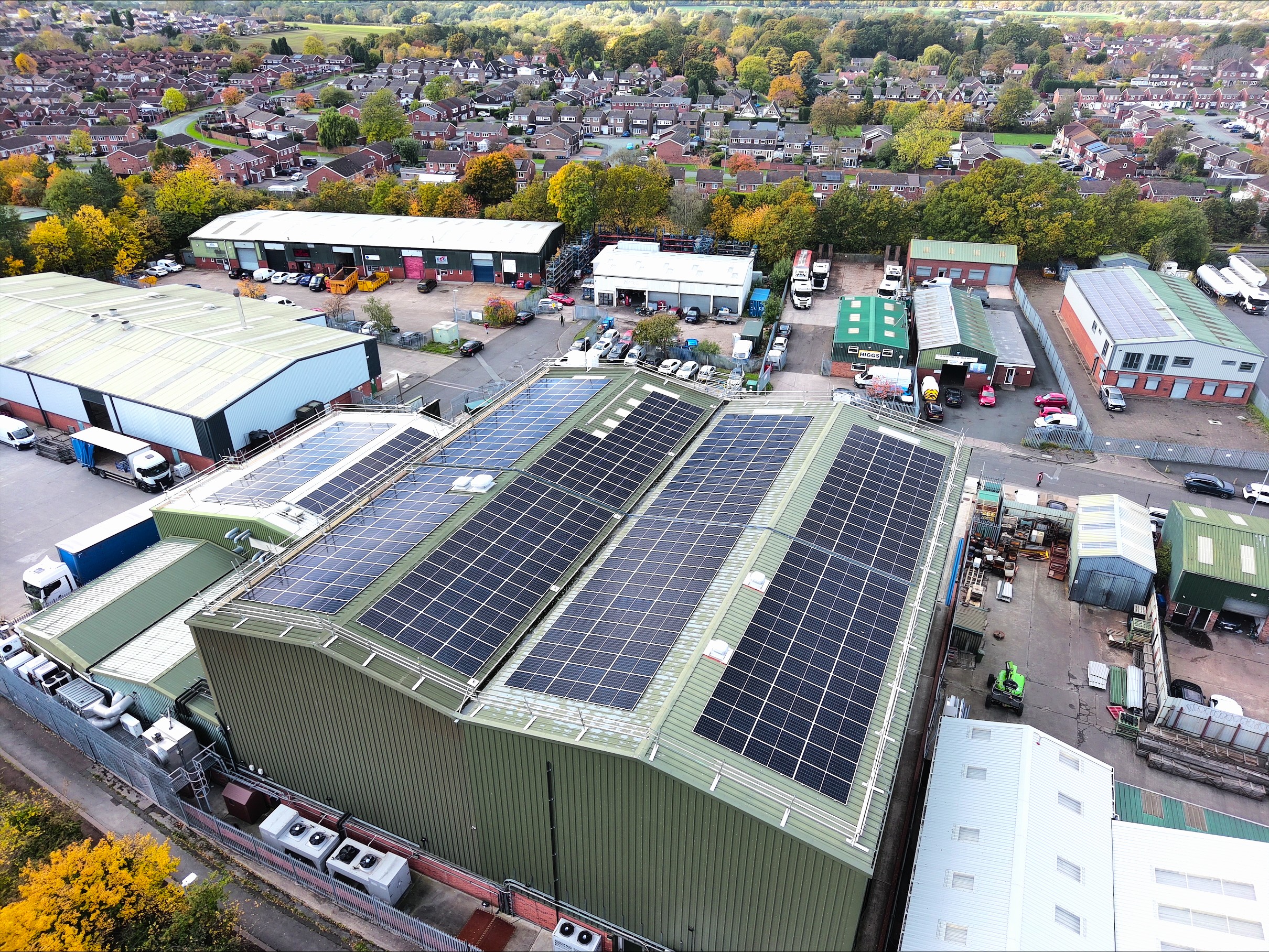 Suncream Dairies Solar PV installation